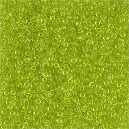 Бисер Miyuki Round (круглый) 15/0 143 - Transparent Chartreuse, 10 гр (Япония) 37982