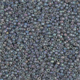 Бисер Miyuki Round (круглый) 15/0 152F - Matted Transp Grey, 10 гр (Япония) 38009