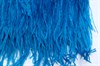 Перо страуса на ленте, Blue Zircon - фото 21290