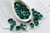 #4120 Oval 10*8 мм Aurora Emerald 007994 - фото 22925