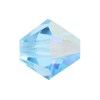 Биконусы Preciosa  Aquamarine AB 4 мм 10 шт PR-432 - фото 23213