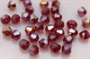 Биконусы стеклянные, 4 мм цвет ягодный, 40 шт (Китай) - фото 23265