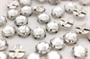 Хрустальный камень Preciosa Crystal в оправе - цвет серебро/ MC Viva Maxima SS34/ 7.05-7.25 мм 1 шт (Чехия) - фото 23307