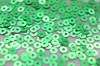 Пайетки плоские  7031 Metallizzati 3 мм зеленые 3 гр  (Италия) - фото 23799