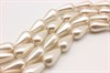 Хрустальный жемчуг Preciosa Maxima (Pearl Pearl) 15х8 мм  White, 1 шт - фото 26389