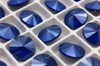 Риволи Aurora Crystal Royal Blue /  12 мм 1 шт  (стекло K9) - фото 27230