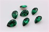 Капля Preciosa Maxima  14x10 мм  Emerald 1 шт  (Чехия) - фото 27447