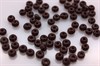 Бисер круглый 377 шоколадный полосатый, 5 гр Чехия - фото 27633