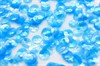 Пайетки чаши 121 Irise Transparenti 4 мм 3 гр радужные прозрачные ярко-голубые  Andrea Bilics (Италия) - фото 27641