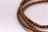 Канитель фигурная витая, цвет античный коричневый Golden Brown, 2 мм, 5 гр (Индия) - фото 27694