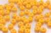 Бисер Preciosa Ornela  круглый 83130 жёлтый непрозрачный 6/0 4,1 мм  5 гр (Чехия) - фото 27960