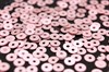 Пайетки плоские   бледно-розовые матовые 4 мм 3 гр  (Индия) - фото 28412