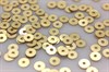 Пайетки плоские AM-5  золотистые металлик 4 мм 3 гр (Индия) - фото 28729