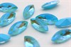 Наветты Aurora Crystal Summer Blue Delite / 15x7 мм 1 шт (стекло K9) - фото 28980