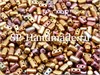 Бусины RULLA  3x5 mm CRYSTAL ORANGE RAINBOW 00030/01620 5 гр. (Чехия) M-142 - фото 29210