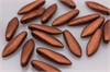 Бусины Glass Daggers  01750E - Etched Copper 5x16 мм  1 шт (Чехия) M-34 - фото 29340