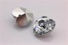 Подвеска Preciosa Сердце (Heart 301) 14 мм Crystal Aluminium F/ 1 шт (Чехия) - фото 30084