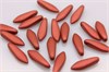 Бусины Glass Daggers  01890 - Lava Red 5x16 мм  1 шт (Чехия) M-35 - фото 32377