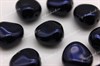 Хрустальный жемчуг Preciosa Maxima (Pearl Elliptic) 11х9,5 мм Dark Blue, 1 шт - фото 33119