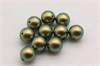 Жемчуг Swarovski 5810 6 мм Iridescent Green Pearl 10 шт SW-264 - фото 34006