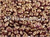 Бусины SuperDUO  2.5x5 мм CRYSTAL VIOLET LUSTER  00030 / 14496 5 гр. (Чехия) M-77 - фото 34333