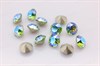 Шатон Aurora Crystal Peridot Shimmer / 8 мм 1 шт (стекло K9) - фото 34647