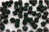 Шатоны Preciosa Emerald / оправа - цвет черный ss16/3,8-4,0 мм 10 шт (Чехия) PR-844 - фото 34718