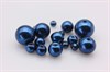 Микс жемчуга Синий, 17шт (от 4 до 12 мм) - фото 34834