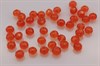 Бусины граненые стеклянные,    рондели 3 мм, цвет  ярко оранжевый 40 шт КБ-81 - фото 35549