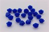 Бусина, бутон розы, размер 6x4 мм, цвет синий, 1 шт (смола) - фото 36235