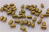 Бусины RULLA  3x5 mm CRYSTAL BRONZE OLIVE GOLD 00030/01720 5 гр. (Чехия) - фото 36298