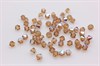 Биконусы хрусталь 5 мм Light Colorado Topaz Glitter 10 шт (Preciosa) - фото 36797