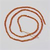 Цирконы круглые граненые, 2 мм,  цвет  оранжевый , 1 нить  ~  178~186 шт.  (Китай) - фото 37787