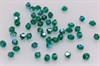 Биконусы хрусталь 5 мм Emerald AB 10 шт (Preciosa) - фото 39251