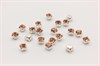 Шатоны пришивные Preciosa Maxima Crystal Apricot / оригинальная оправа - цвет silver ss16/3,8-4,0 мм 10 шт (Чехия) - фото 39327