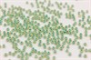 Бисер чешский PRECIOSA круглый 10/0 11024   янтарный прозрачный, зеленая линия внутри 5 гр. (1 сорт) - фото 39390