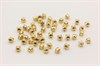 Шатоны пришивные Preciosa Maxima Crystal Aurum  / оправа - цвет gold ss12/3,0-3,2 мм 10 шт (Чехия) - фото 39920