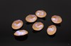 Овал 4120 Aurora Crystal Peach Delite / 14*10 мм 1 шт (стекло K9) - фото 40634