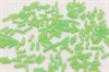Стеклярус витой Matsuno 6 мм, 19FABSP салатовый ирис матовый 5 гр. (Япония) - фото 40668