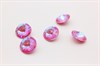 Риволи Aurora 14 мм Crystal Lotus Pink Delite 1 шт (стекло K9) - фото 40981