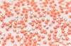 Шатоны пришивные Preciosa Rose Maxima ss16 (3,8-4,0 мм) Neon Orange, оправа крестовая плоская - цвет серебристый, 10 шт (Чехия) PR-1261 - фото 43767