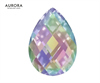 Капли Baroque Pearl Aurora 4320 14x10 мм Crystal AB 1 шт (стекло K9) 34379 - фото 47465