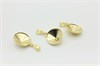 Подвеска для вклейки риволи 12 мм, GoldPlating 24kt, 1 шт (Чехия) 34826 - фото 50477