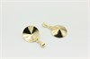 Подвеска для вклейки риволи 14 мм, GoldPlating 24kt, 1 шт (Чехия) 34842 - фото 50490