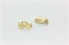 Швензы-клипсы для вклейки риволи 1122 8 мм, GoldPlating 24kt, пара (Чехия) 34844 - фото 50492