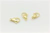 Замок карабин 12 мм, GoldPlating 24kt, 1 шт (Чехия) 35557 - фото 50504