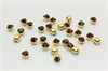 Шатоны пришивные Preciosa Maxima ss12 (3,0-3,2 мм) Amethyst DF цвет оправы золото, 40 шт. (Чехия) 36855 - фото 51900