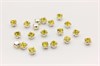 Шатоны пришивные Preciosa Maxima ss12 (3,0-3,2 мм) citrine DF цвет оправы серебро, 40 шт (Чехия) 36869 - фото 51914