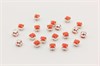 Шатоны пришивные Preciosa Maxima ss12 (3,0-3,2 мм) coral U цвет оправы серебро, 40 шт (Чехия) 36871 - фото 51916