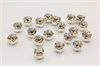 Шатоны пришивные Preciosa Maxima ss12 (3,0-3,2 мм) crystal DF Hon цвет оправы серебро, 40 шт (Чехия) 36883 - фото 51928
